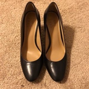 Business black high heels